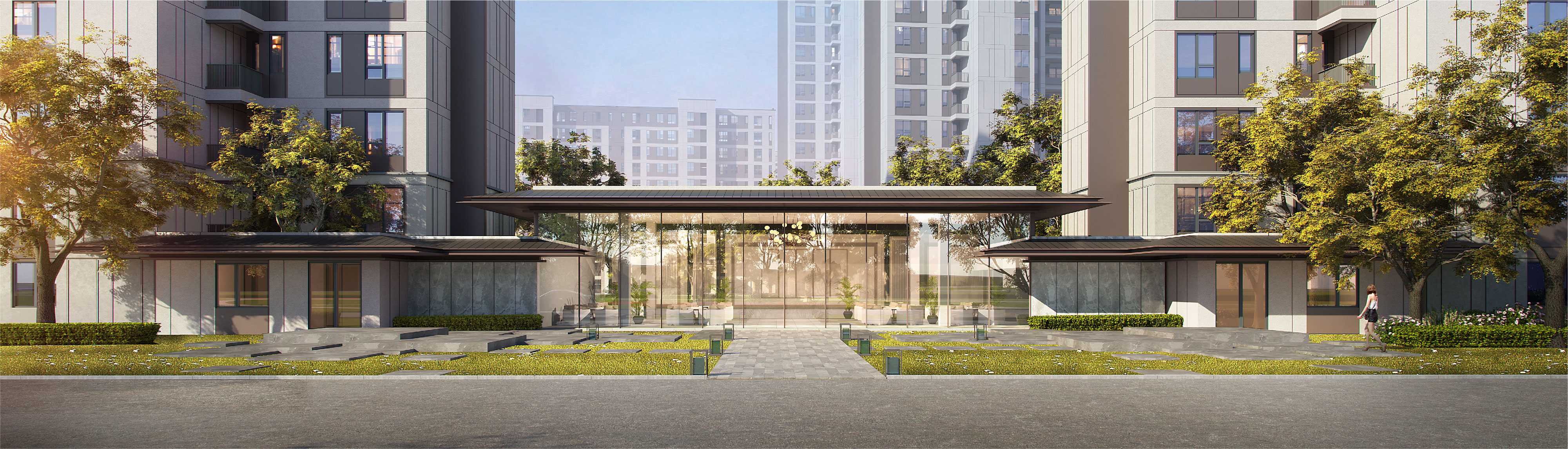 雅居乐远洋·公园里头部图片